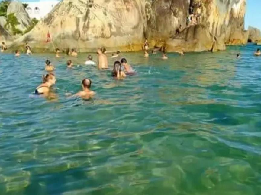 סאו פרנסיסקו דו סול Apartamento Na Praia Da Enseada, 100 Mt Praia מראה חיצוני תמונה